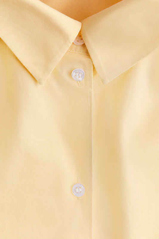 Cotton poplin shirt